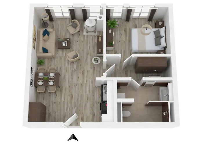 Appartamento 5 Sterne Kaptain's Huus In Der Seefahrtschule Wustrow (Fischland)